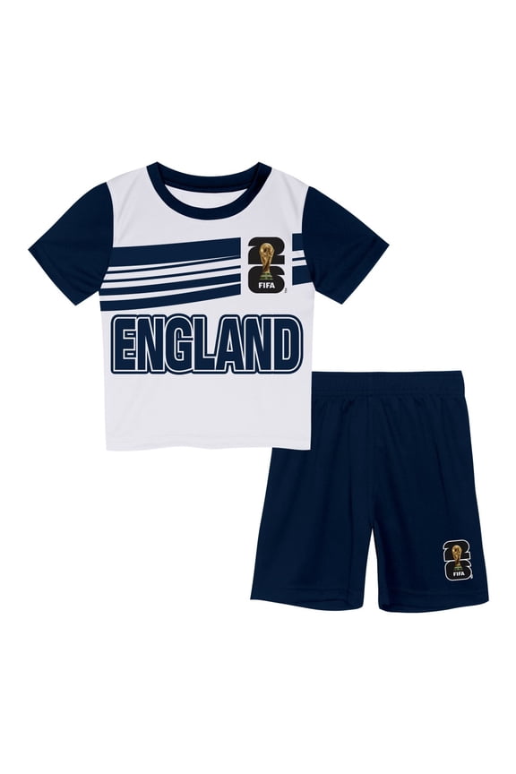 FIFA World Cup 2026 Youth Toddler England FIFA 26 2-piece Soccer Kit Set
