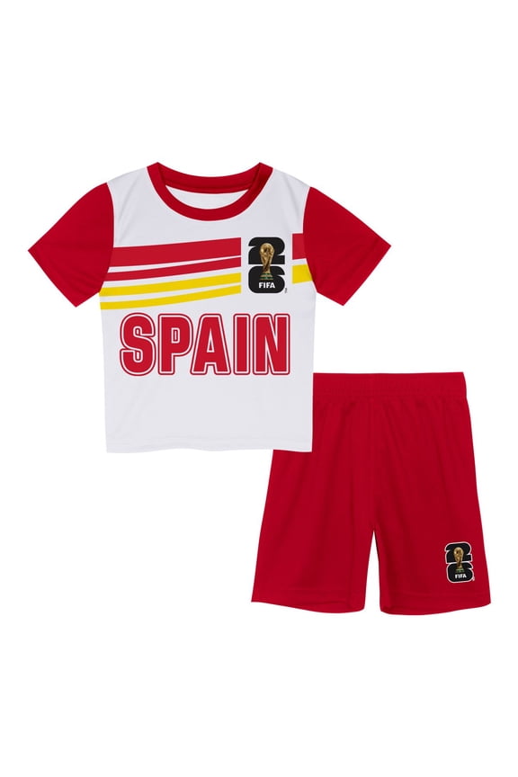 FIFA World Cup 2026 Youth Toddler Spain FIFA 26 2-piece Soccer Kit Set