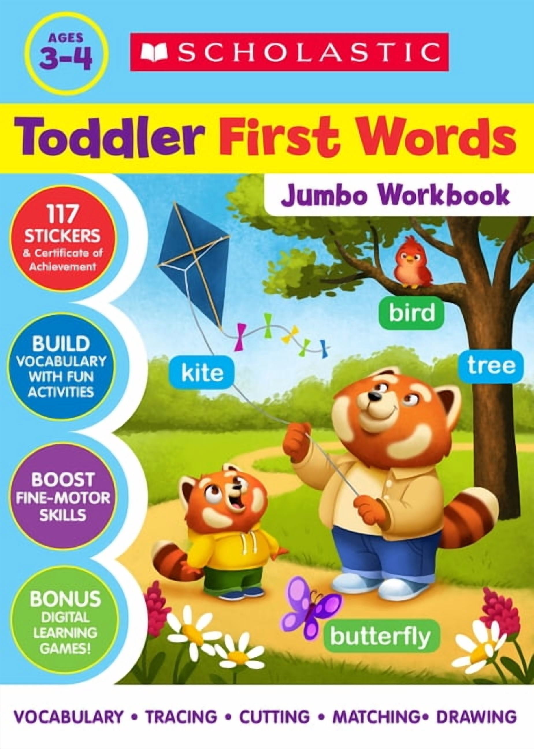 Toddler First Words Jumbo Workbook, (Paperback)