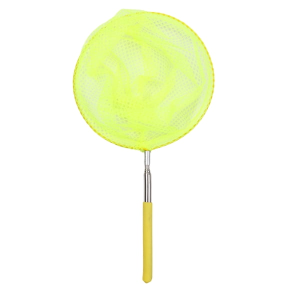 Toddler Fishing Net, Extendable Butterfly Net for Insect Catching, Lightweight and Stretchable, Yellow