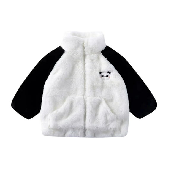 Toddler Fleece Jacket Long Sleeve Full Zip Sweater Fall Jackets For Girls Girls Coats Size 18-24 Months