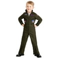 thumbnail image 1 of Toddler Flight Suit Top Gun Costume, 1 of 6