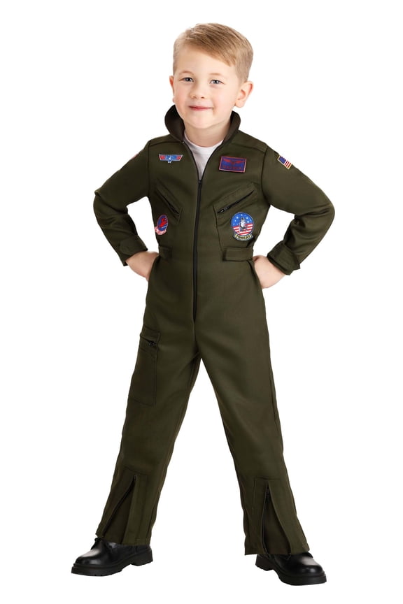 Toddler Flight Suit Top Gun Costume