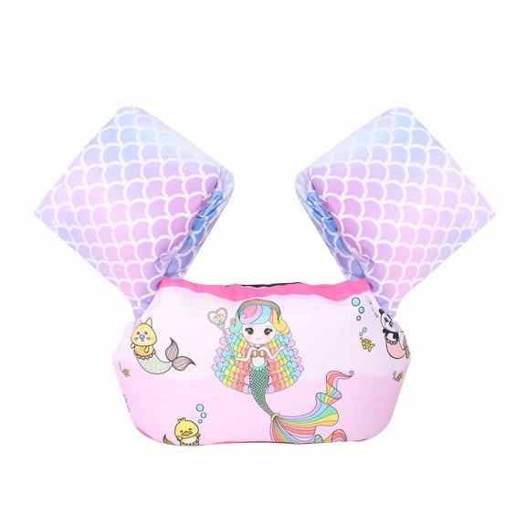 Toddler Floatie Swim Trainer Jackets Kids Swim Vest Swimming Pool Floatation Jackets Pool Arm Float Easy to Use