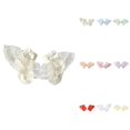 thumbnail image 1 of Toddler Floor Socks, 9 Pairs Solid Color Lace Cotton Socks for Girls, Thin Breathable Summer & Autumn Fashion Baby Ruffle Socks, Princess Frilly Socks, 1 of 4