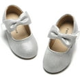 thumbnail image 1 of Toddler Flower Girl Dress Shoes - Girl Ballet Flats Party School Shoes Wedding, 1 of 6