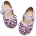 thumbnail image 1 of Toddler Flower Girl Dress Shoes - Girl Ballet Flats Party School Shoes Wedding, 1 of 7