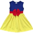thumbnail image 1 of Toddler Flower Girl Kids Cute Sleeveless Bow Summer Party Flower Girl Dress Yellow 2T XS 201280 BNY Corner, 1 of 1