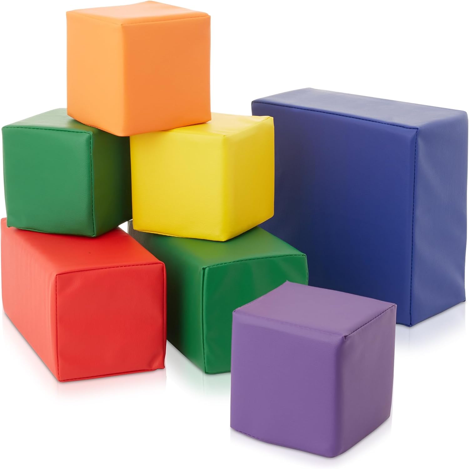 Toddler Foam Building Blocks , Play Colorful Kids Stacking Cubes for ...