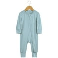 thumbnail image 1 of Toddler Footie Pajamas Baby Cotton Rompers Footed Pajamas Zipper Long Sleeve Sleeper Jumpsuit Girl Clothes 3-6 Months, 1 of 4