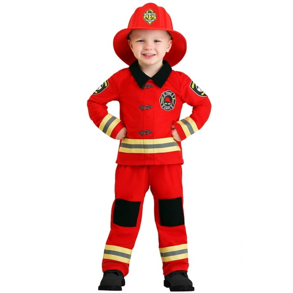 Toddler Friendly Firefighter Costume
