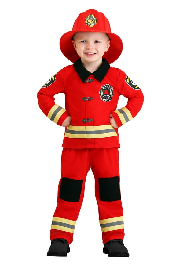 Toddler Friendly Firefighter Costume