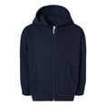 thumbnail image 1 of Toddler Full-Zip Fleece Hoodie , Navy , 4 years old, 1 of 1
