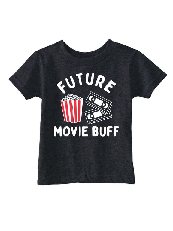 Toddler Funny T Shirts Future Movie Buff Sarcastic Graphic Novelty Tee For Young Kids