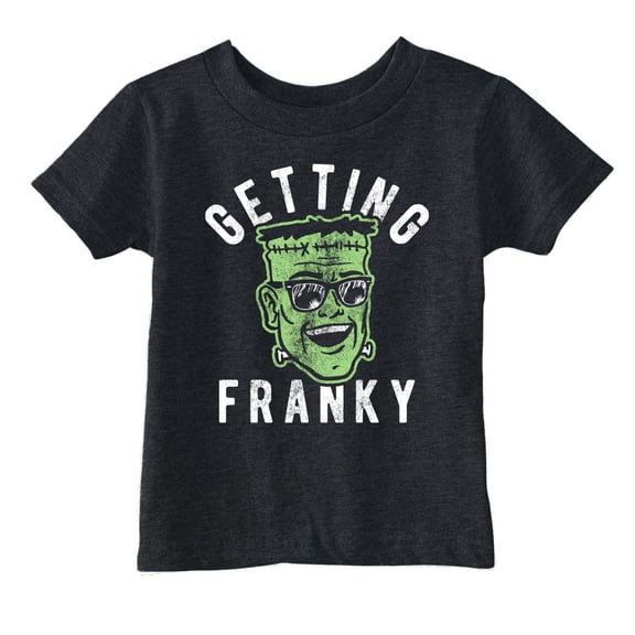 Toddler Funny T Shirts Getting Franky Sarcastic Frankenstein Graphic Novelty Halloween Tee For Young Kids
