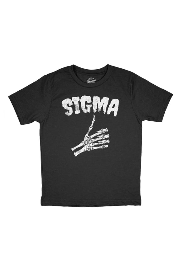 Toddler Funny T Shirts Sigma Sarcastic Halloween Graphic Novelty Tee For Young Kids