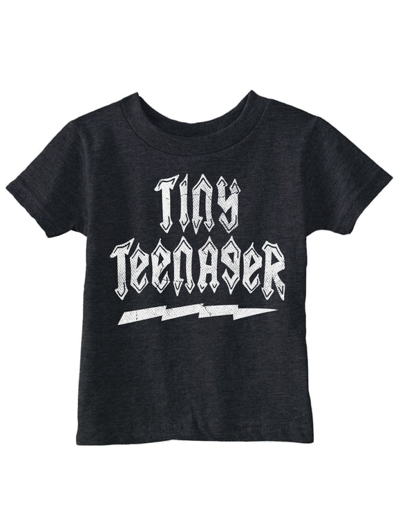 Toddler Funny T Shirts Tiny Teenage Sarcastic Tee For Young Kids