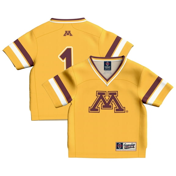 Toddler GameDay Greats #1 Gold Minnesota Golden Gophers Collegiate Football Fashion Jersey