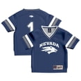 thumbnail image 1 of Toddler GameDay Greats #1 Navy Nevada Wolf Pack Lightweight Collegiate Football Fashion Jersey, 1 of 4