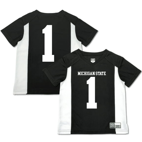 Toddler Garb #1 Black Michigan State Spartans Football Jersey