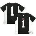 thumbnail image 1 of Toddler Garb #1 Black Mississippi State Bulldogs Football Jersey, 1 of 1