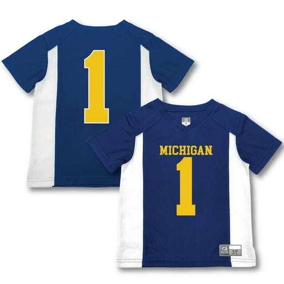 Toddler Garb #1 Blue Michigan Wolverines Football Jersey