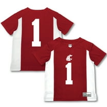Toddler Garb #1 Crimson Washington State Cougars Football Jersey