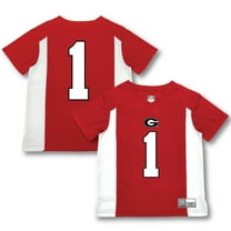 Toddler Garb #1 Red Georgia Bulldogs Football Jersey