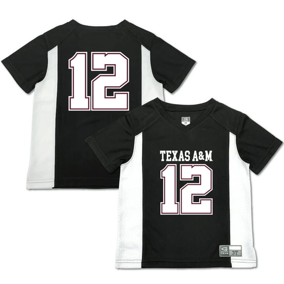Toddler Garb #12 Black Texas A&M Aggies Football Jersey