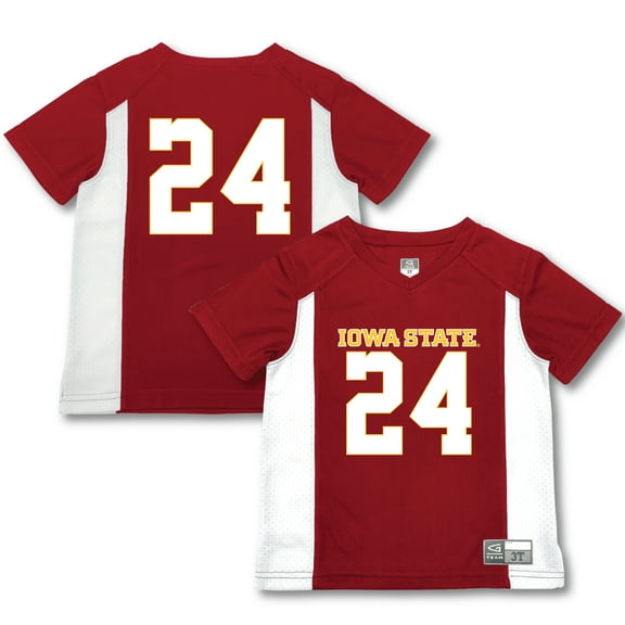 Toddler Garb #24 Cardinal Iowa State Cyclones Football Jersey
