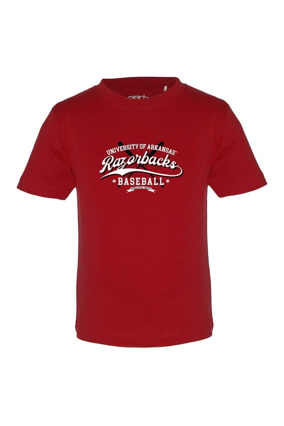 Toddler Garb Cardinal Arkansas Razorbacks Toni Baseball T-Shirt