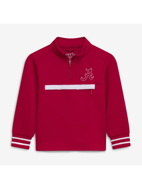 Toddler Garb Crimson Alabama Crimson Tide Atlas Quarter-Zip Tri-Blend Pullover