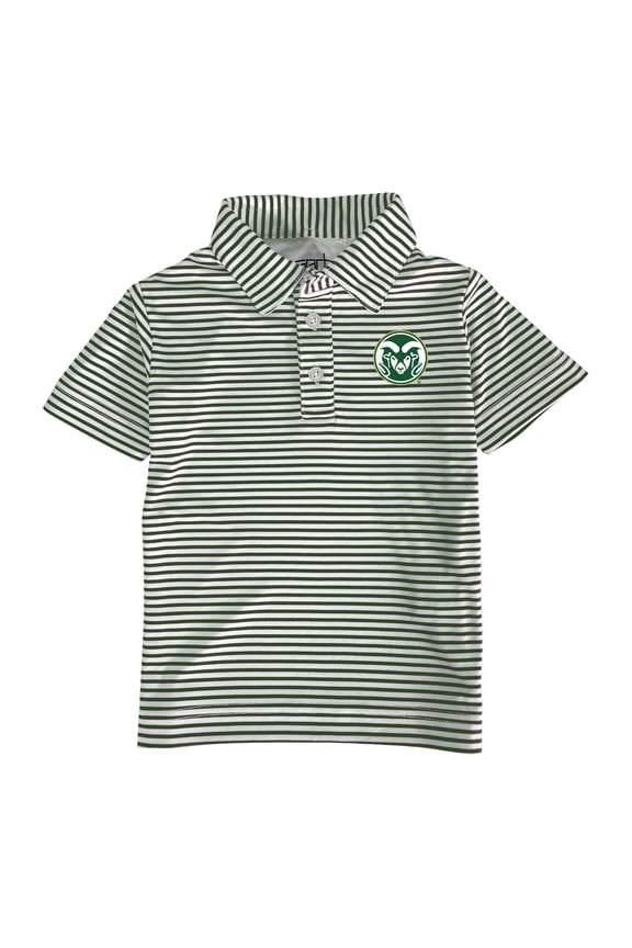Toddler Garb Green/White Colorado State Rams Carson Polo