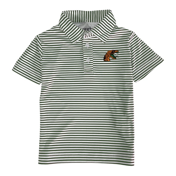 Toddler Garb Green/White Florida A&M Rattlers Carson Polo