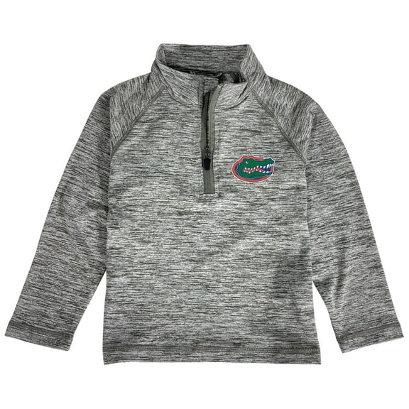Toddler Garb Heathered Gray Florida Gators Matthew Quarter-Zip Pullover Jacket