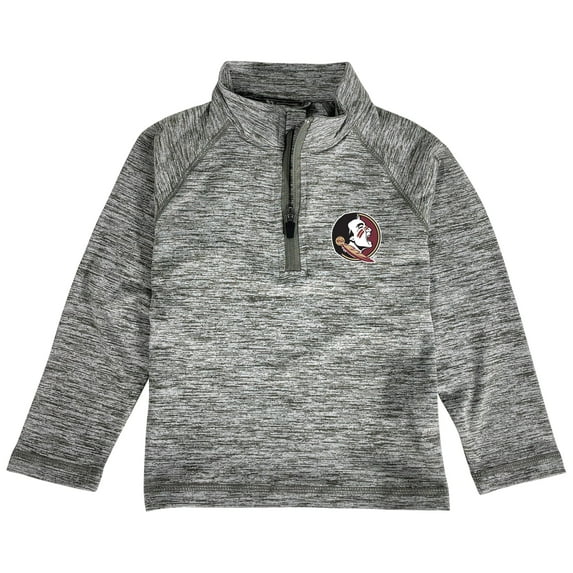 Toddler Garb Heathered Gray Florida State Seminoles Matthew Quarter-Zip Pullover Jacket