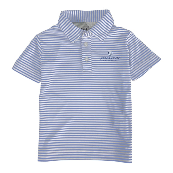 Toddler Garb Light Blue/White Johns Hopkins Blue Jays Carson Polo