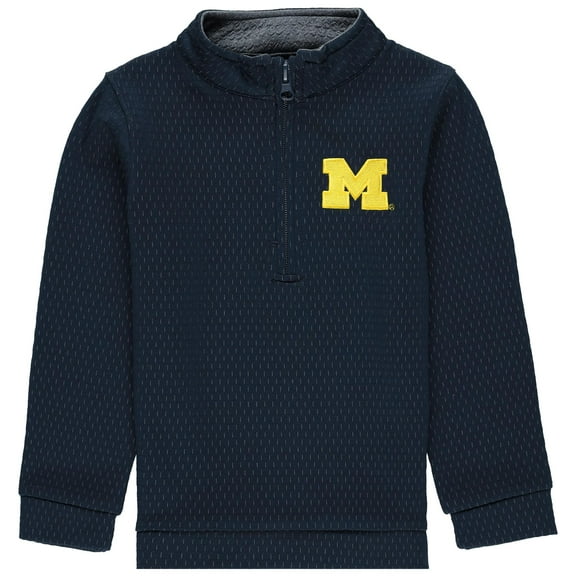 Toddler Garb Navy Michigan Wolverines Sterling Quarter-Zip Pullover