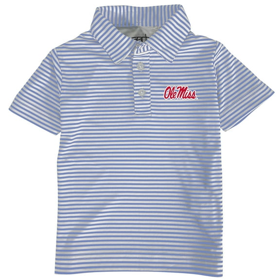 Toddler Garb Powder Blue Ole Miss Rebels Carson Polo