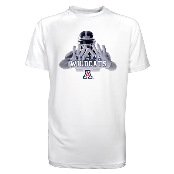 Toddler Garb White Arizona Wildcats Kevin Raglan Sun Shirt