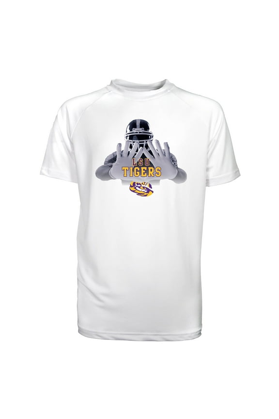 Toddler Garb White LSU Tigers Kevin Raglan Sun Shirt