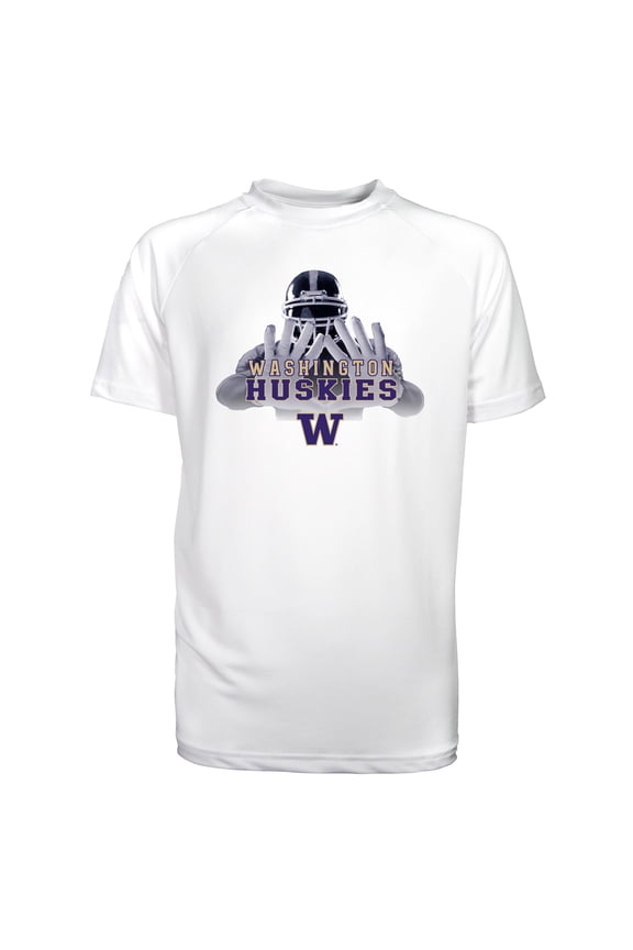 Toddler Garb White Washington Huskies Kevin Raglan Sun Shirt