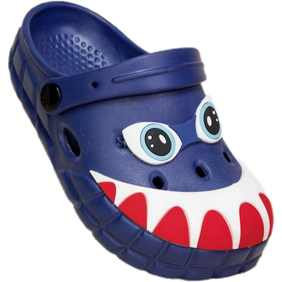 Toddler Garden Clogs for Boys Girls – Lightweight Non-Slip EVA Cartoon Sandals for Kids – Waterproof Summer Pool Shower Slippers with Back Strap for Indoor Outdoor Daycare