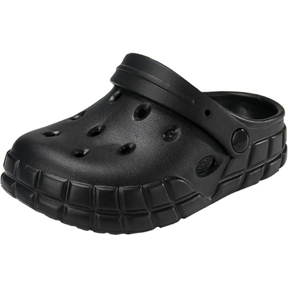 Toddler Garden Clogs for Boys Girls – Lightweight Non-Slip EVA Cartoon Sandals for Kids – Waterproof Summer Pool Shower Slippers with Back Strap for Indoor Outdoor Daycare