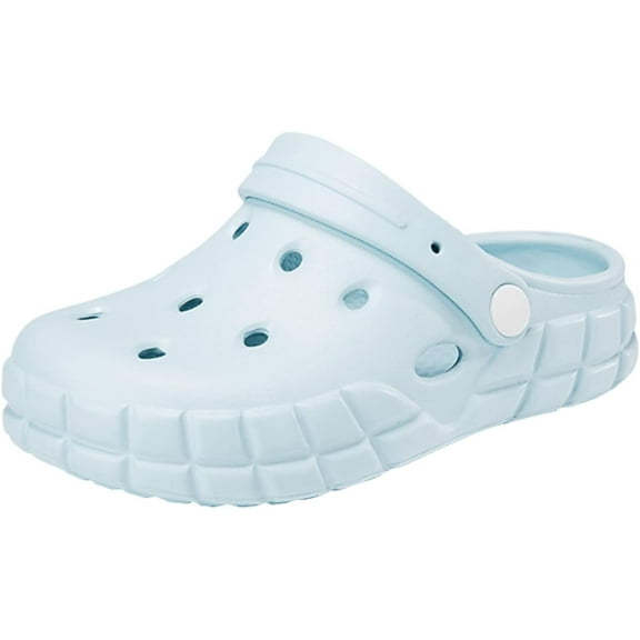 Toddler Garden Clogs for Boys Girls – Lightweight Non-Slip EVA Cartoon Sandals for Kids – Waterproof Summer Pool Shower Slippers with Back Strap for Indoor Outdoor Daycare