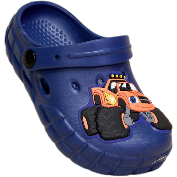 Toddler Garden Clogs for Boys Girls – Lightweight Non-Slip EVA Cartoon Sandals for Kids – Waterproof Summer Pool Shower Slippers with Back Strap for Indoor Outdoor Daycare