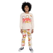 Toddler Garfield Valentine?s Day Crewneck Sweatshirt and Joggers Set, 2-Piece, Sizes 12M-5T