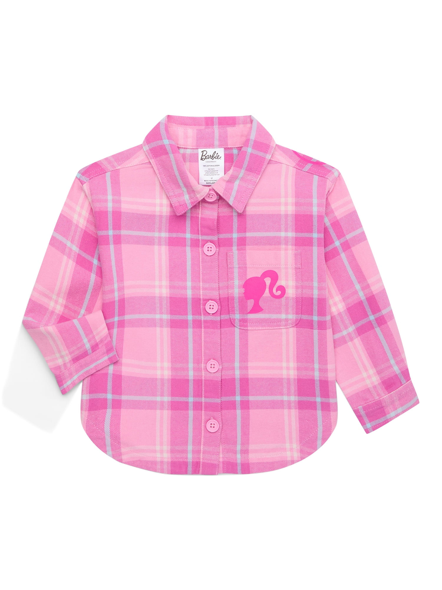 Barbie Toddler Girls Shacket Sizes 12 Months 5T Walmart barbie-toddler-girls-shacket-sizes-12-months-5t-walmart