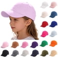 thumbnail image 1 of Toddler Girl Baseball Hat AdjustablePurple Hat Sun Protective Sun Hats for Outdoor 1-2 Years, 1 of 4