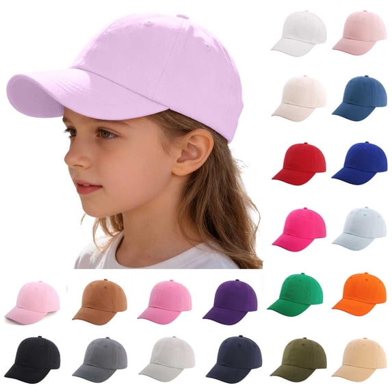 Toddler Girl Baseball Hat AdjustablePurple Hat Sun Protective Sun Hats for Outdoor 1-2 Years